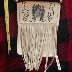 Gold NWOT phone Crossover Bag